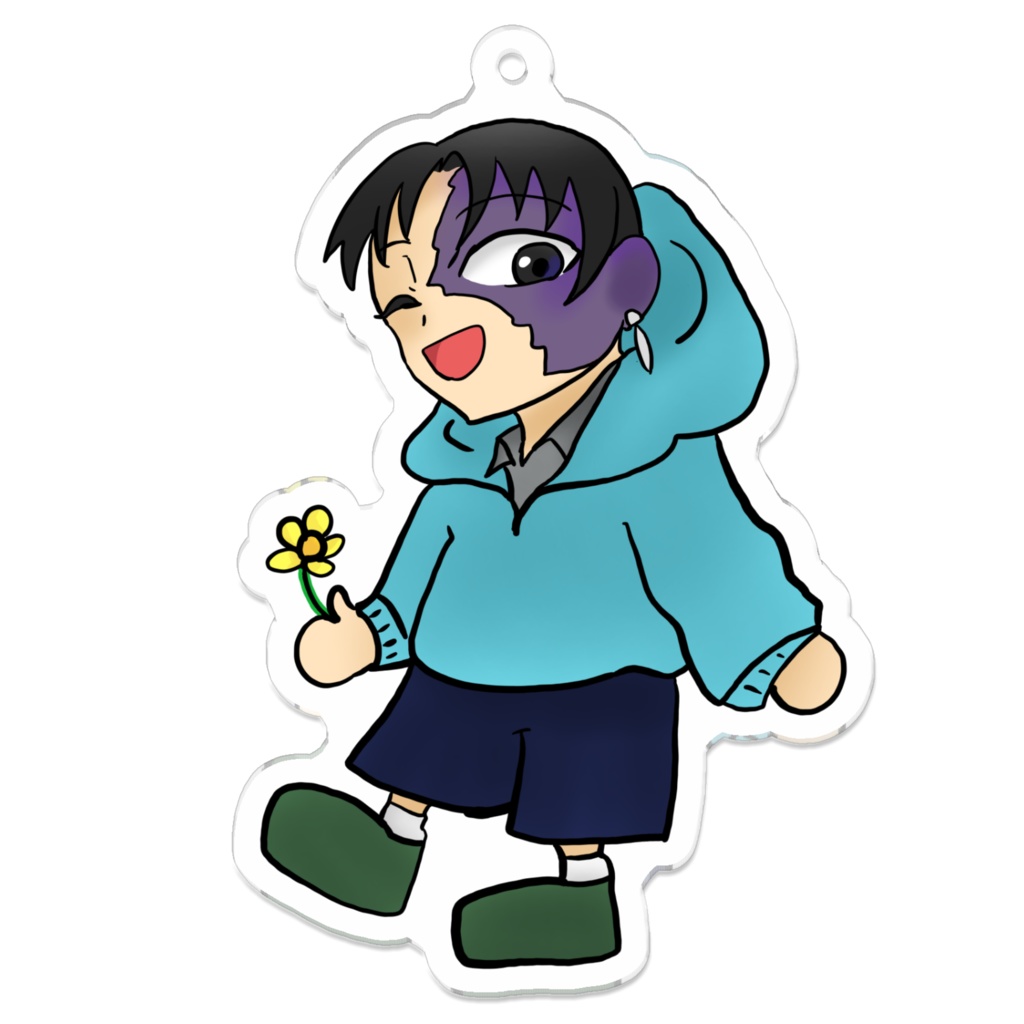 【探索者】春比佐/アクリルキーホルダー