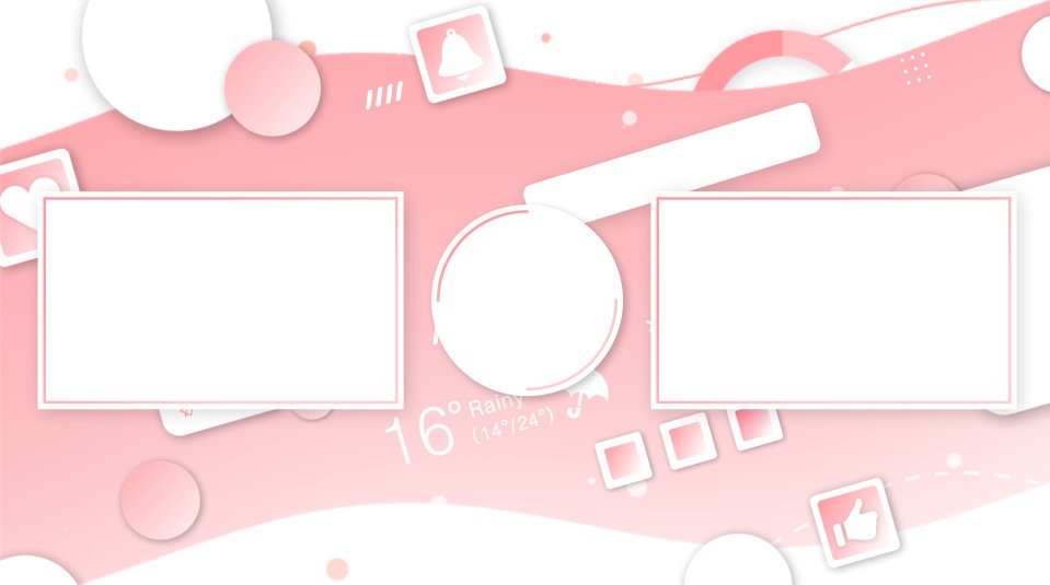 エンドカード素材05 (4色セット)