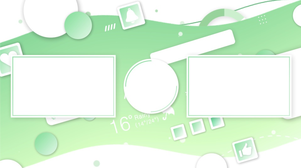 エンドカード素材05 (4色セット)