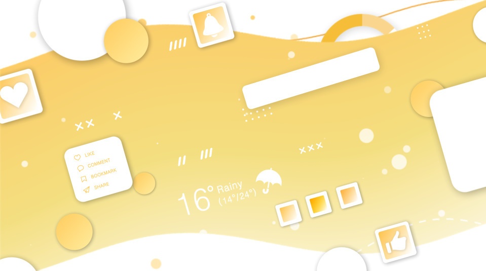 エンドカード素材05 (4色セット)