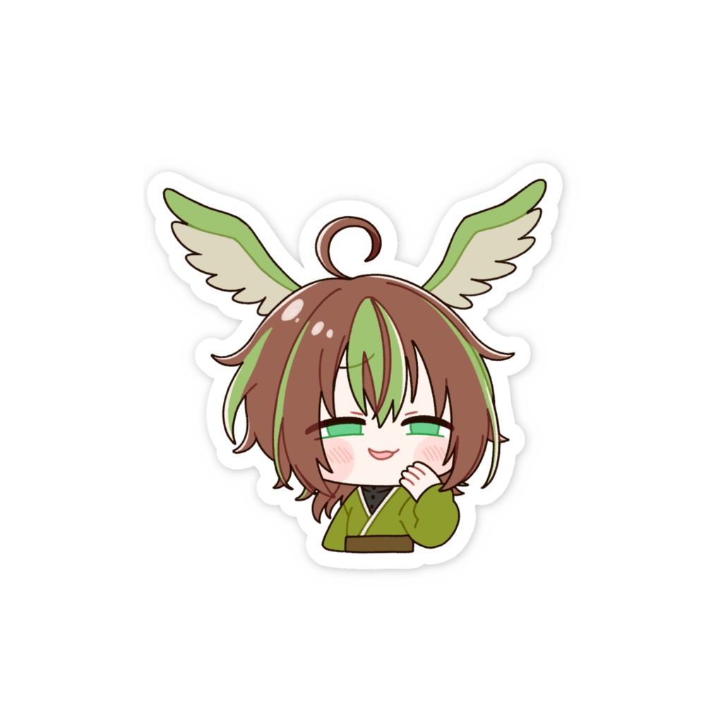 歌夜翠「ニヤニヤ」スマホステッカー