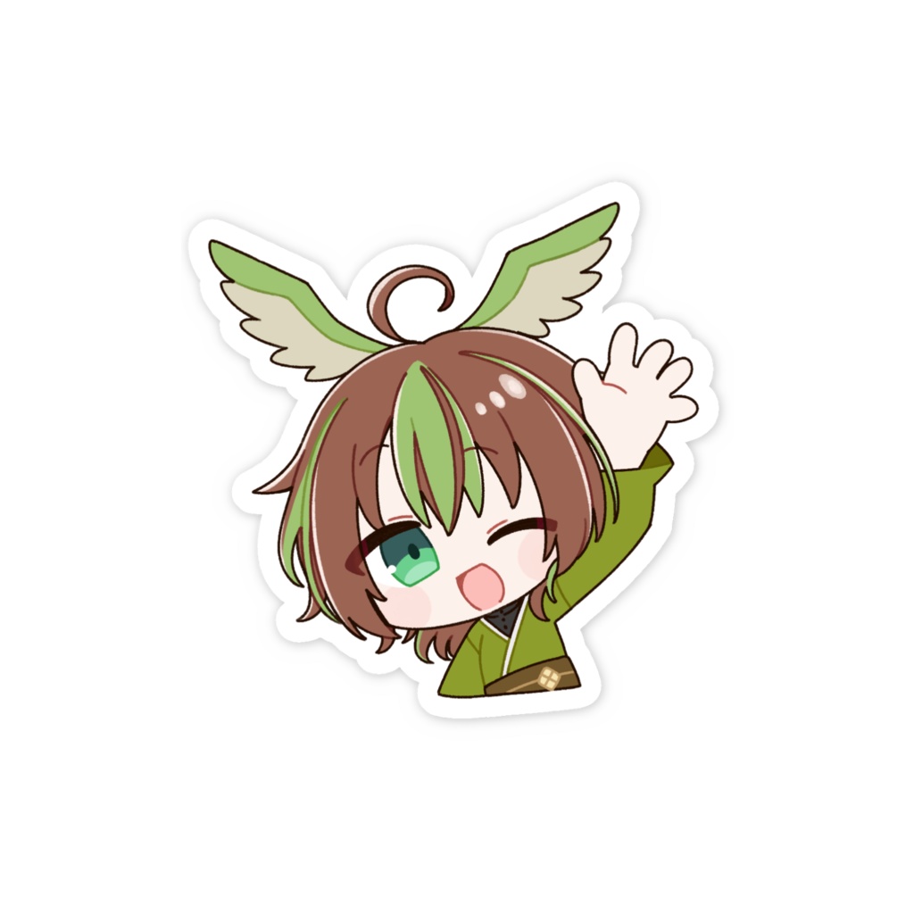 歌夜翠「こんたよ」スマホステッカー