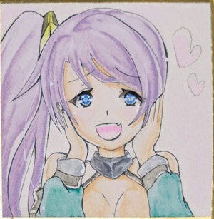 ポートランド豆色紙(原画)