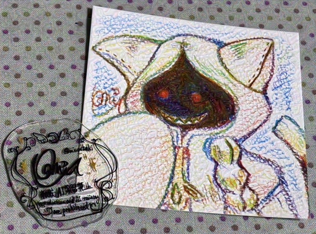 タオカカ原画(SNS用紙)