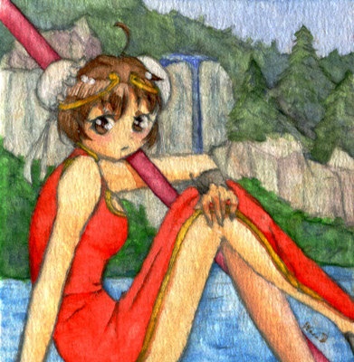 干支っ娘ミニ原画(申年)