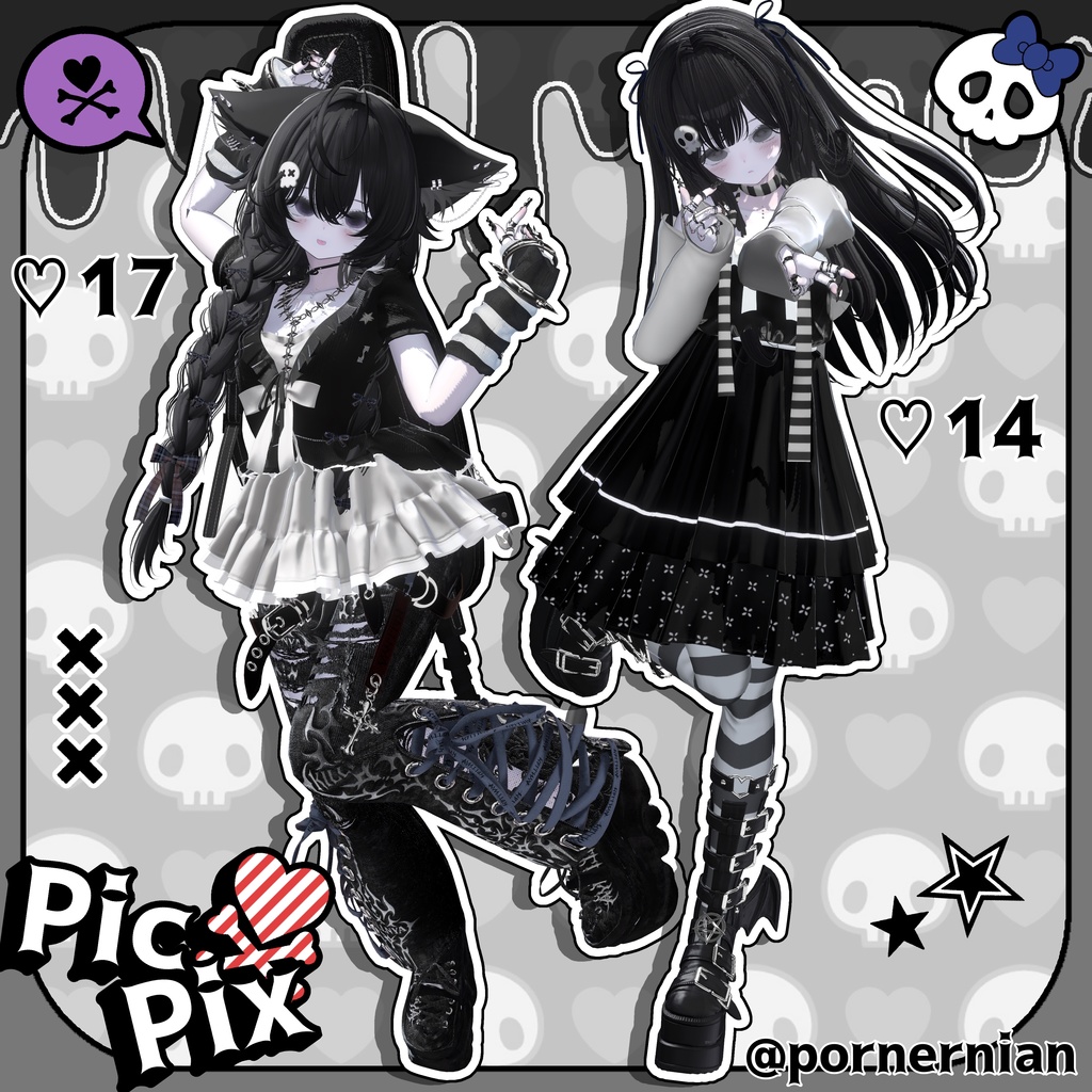 【 無料 】- Free Pose set - 30個 +♡ 支援版 35個