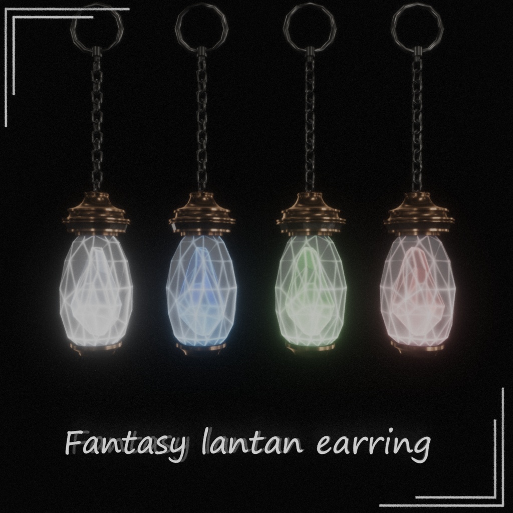[VRC想定］Fantasy Lantan Earring