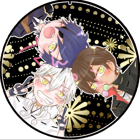 刀剣乱舞缶バッチ