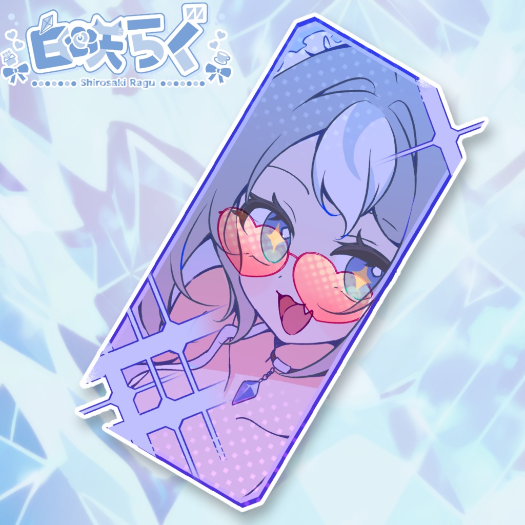 ホログラムスマホステッカー