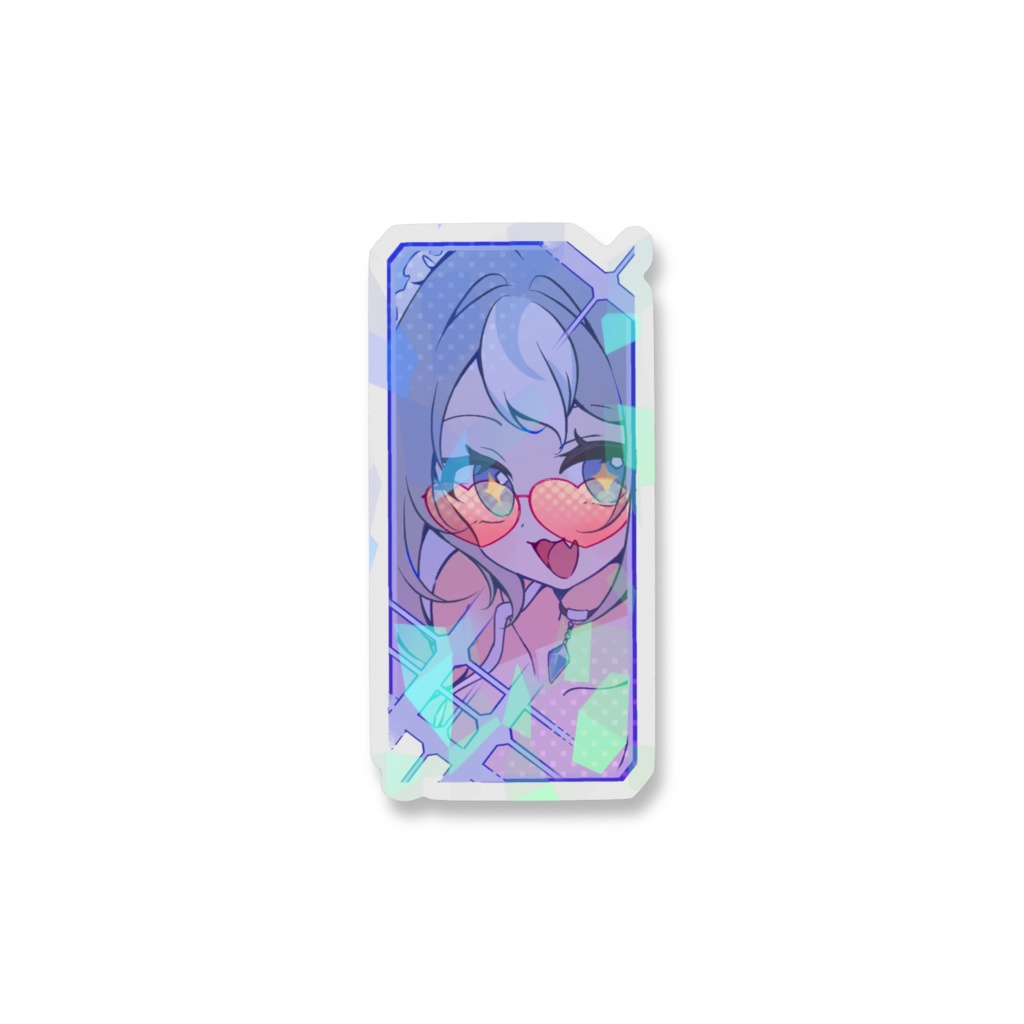 ホログラムスマホステッカー
