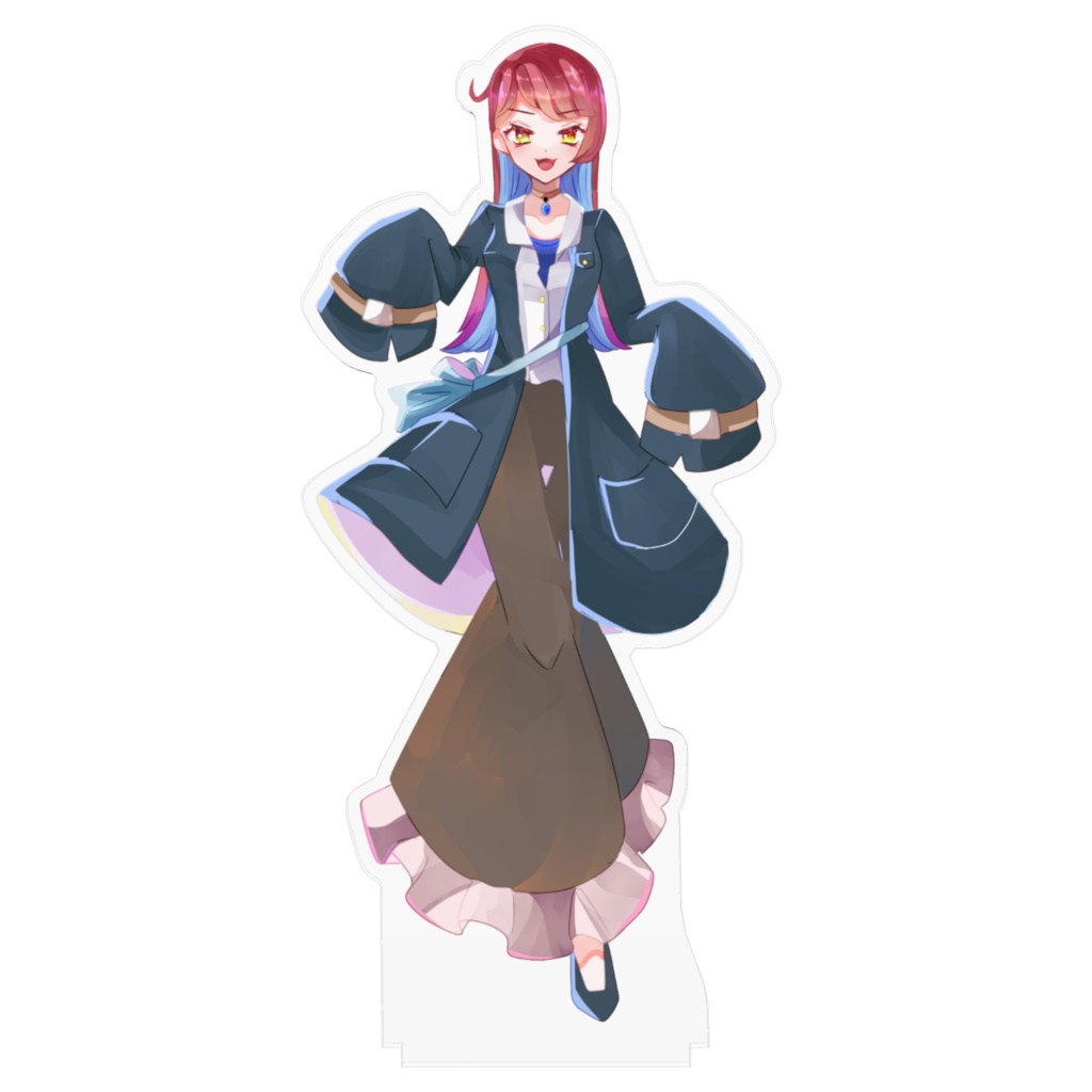 んぎゃ子アクリルフィギュアーロングヘア立ち絵ー