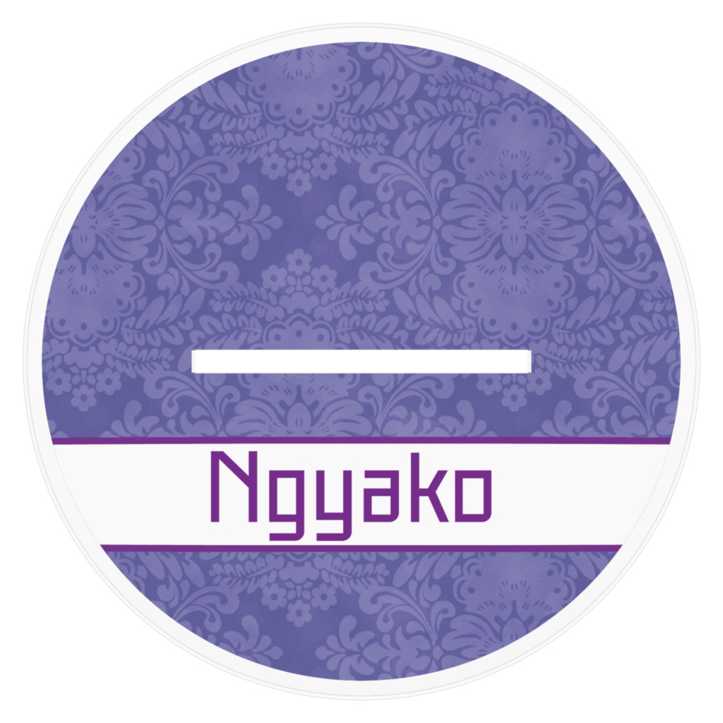 んぎゃ子アクリルフィギュアーロングヘア立ち絵ー