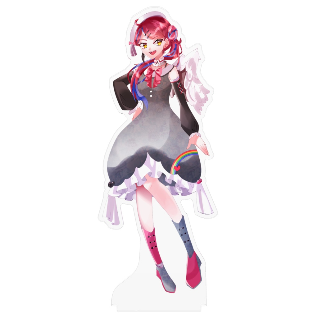 んぎゃ子アクリルフィギュアー片翼衣装ー