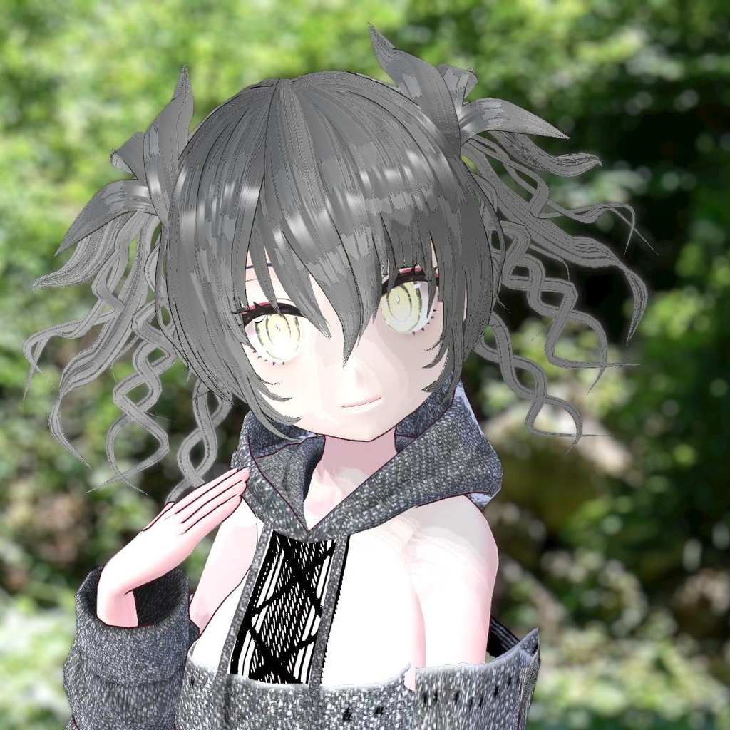 #Vroid ツインテールプリセット