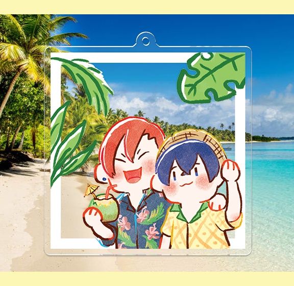 遊其アクリルキーホルダー (70mmx70mm)