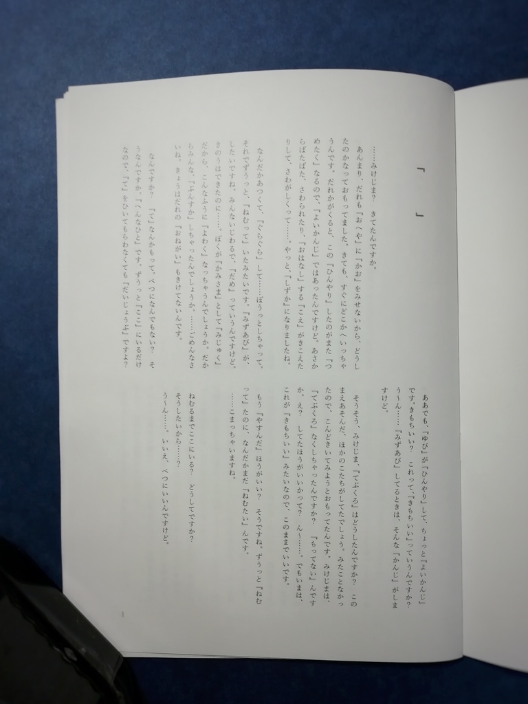 『水色集』 深海奏汰+三毛縞斑(+α)短編集