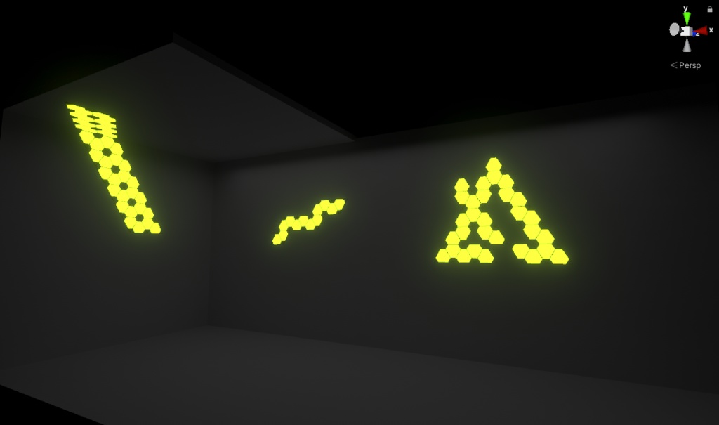 【Nano Leaf Panels with Hue Shader for VRChat】
