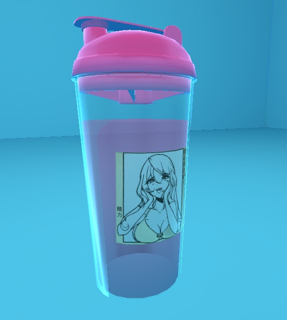 Gamersupps waifu shaker cup :3