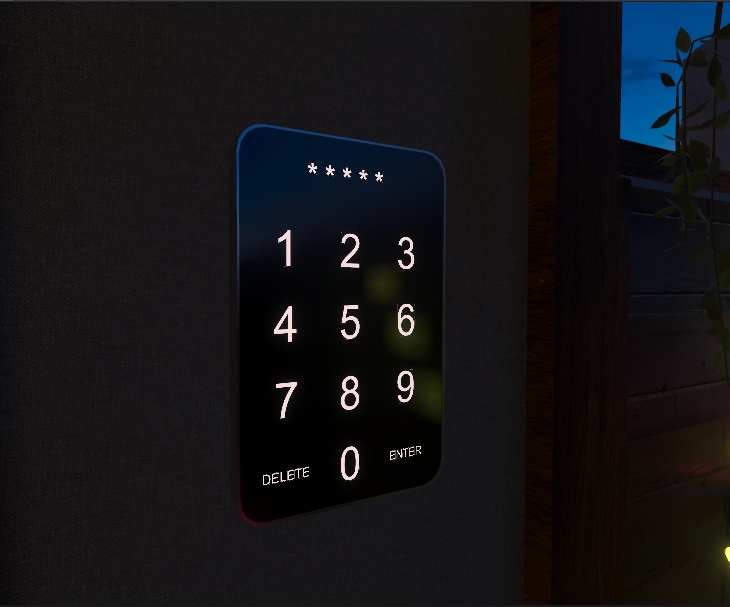【UDON VRChat Modern Keypad】 with Teleporter