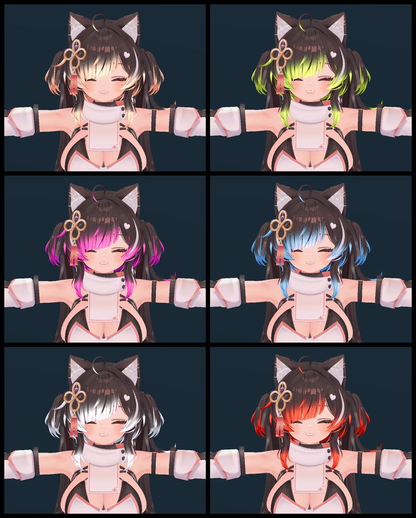 【イチゴ】 ICHIGO Hair Emission Maps :3