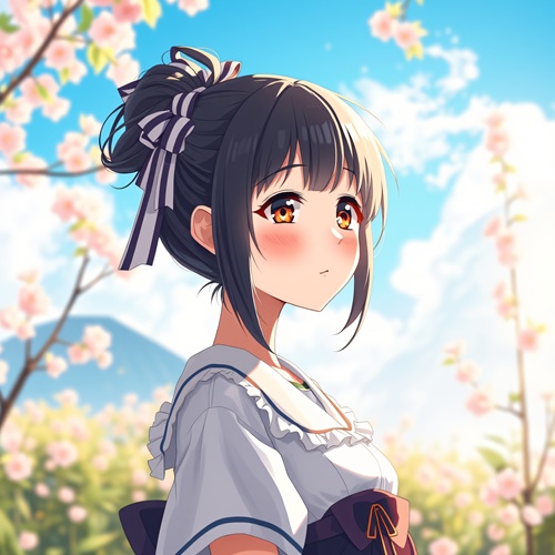 【アイコン・壁紙】少女・女性のイラスト その17