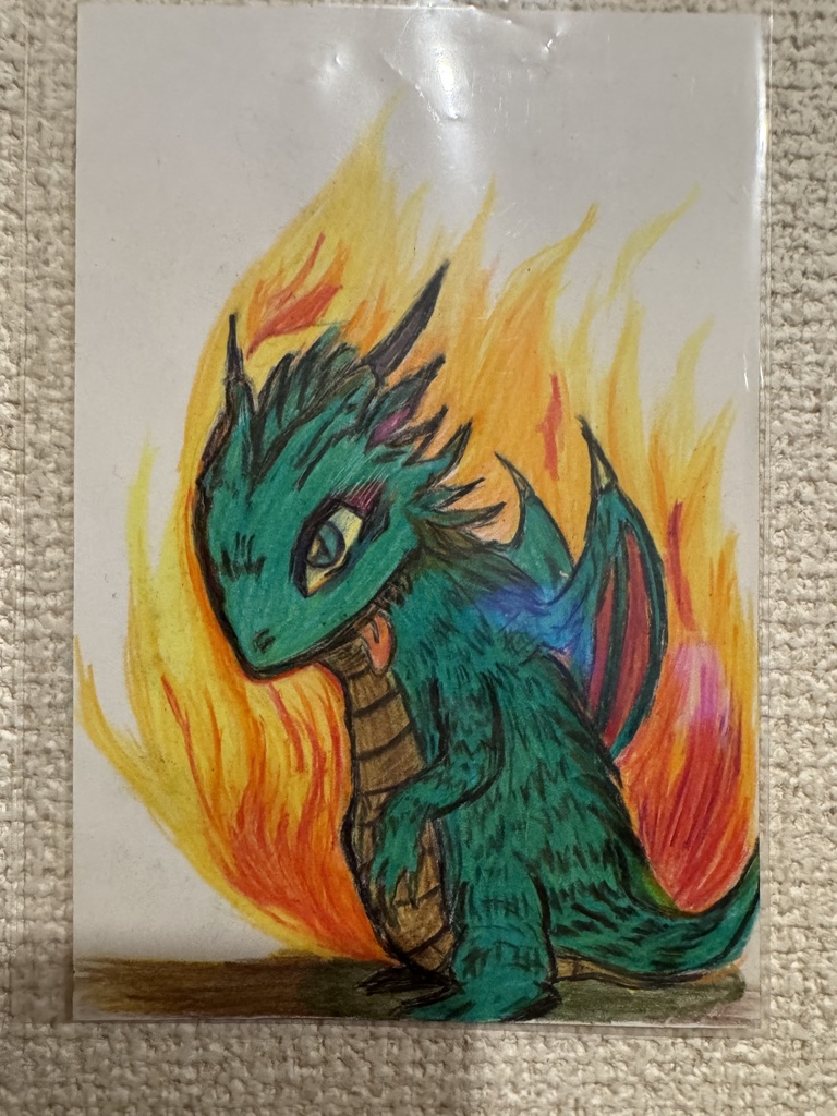 Ember — 小さな火の誕生（原画 / 一点物）