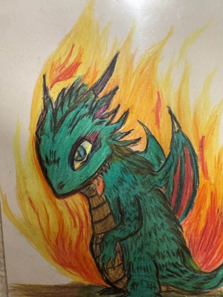 Ember — 小さな火の誕生(原画 / 一点物)