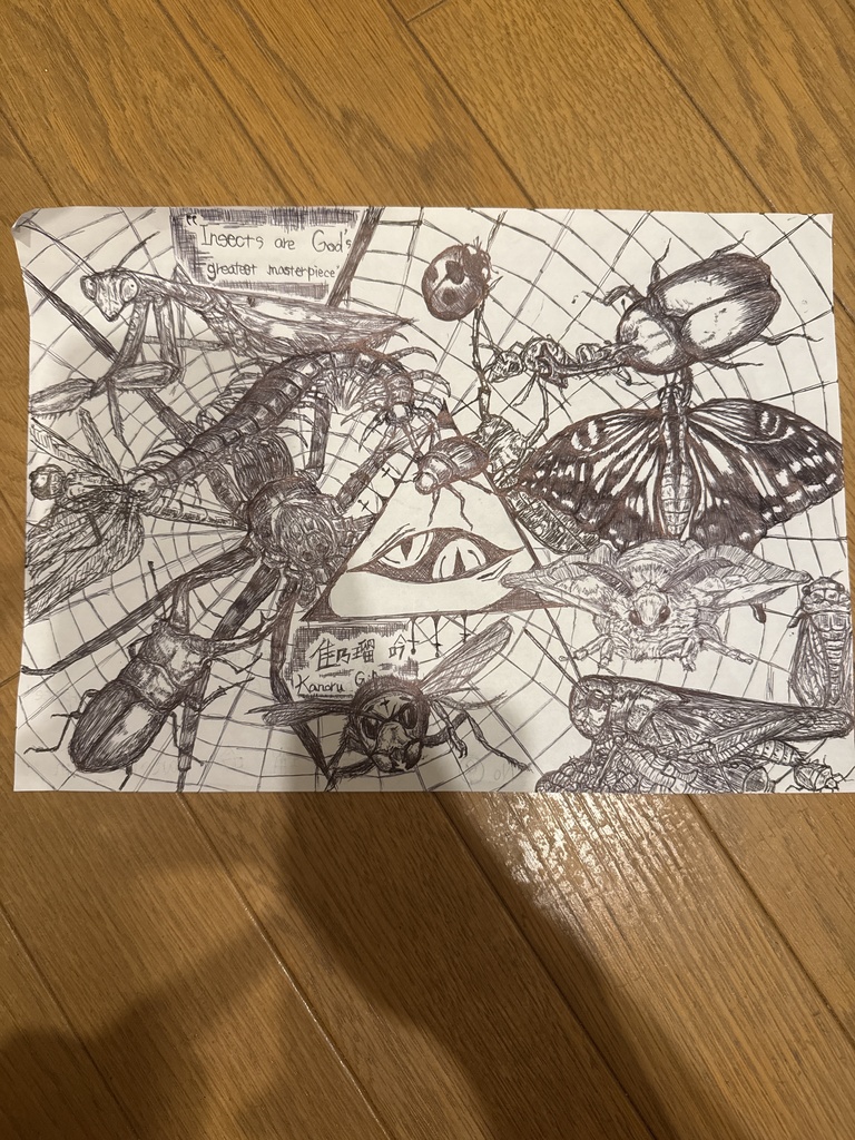 『Insects are God’s greatest masterpiece』