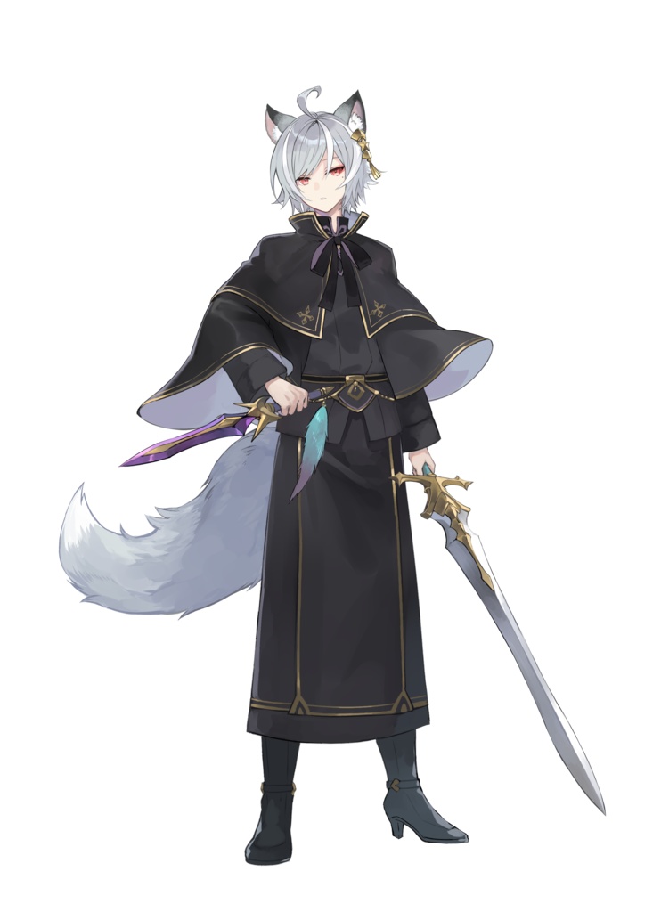 1周年記念グッズ　アクリルスタンドA　武器持ちver