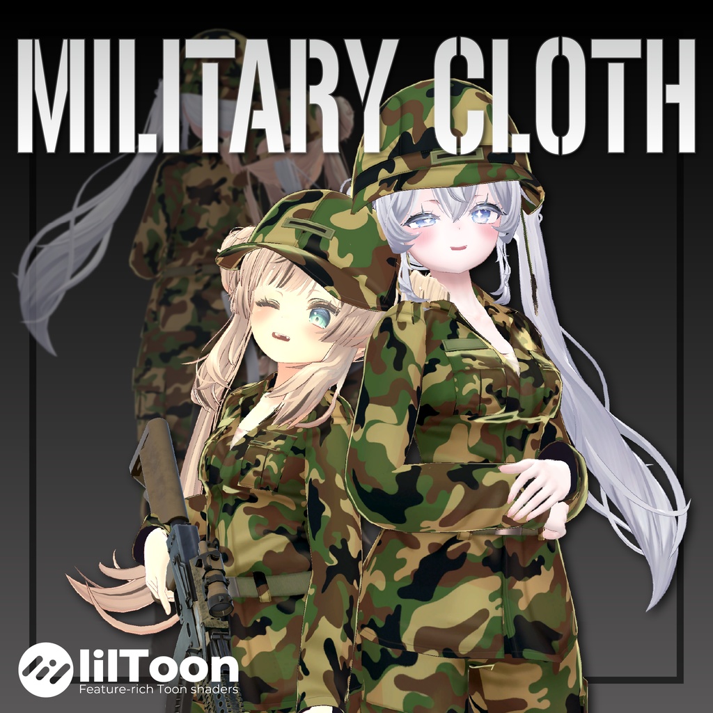 [マヌカ-Manuka- & しお-Sio-] militarysuit,ミリタリースーツ