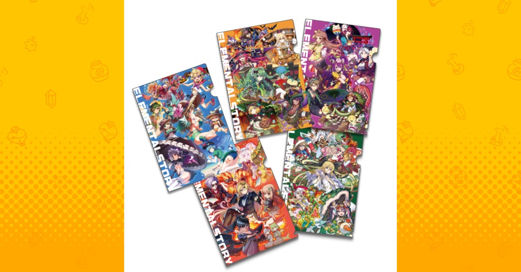 ランダムイラストクリアファイル(全5種)