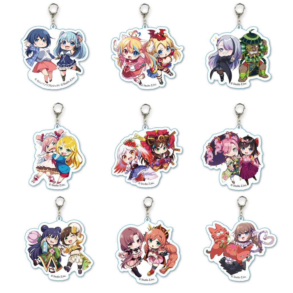 エレスト宣伝大使　アクリルキーホルダー（9種）