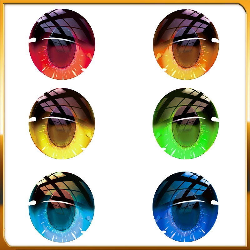 毛皮のアイピース、毛皮のアイプリント、防塵ネット、カスタム動物の瞳孔、キグスタイルの虹彩異色症の目の素材、プリントメガネ