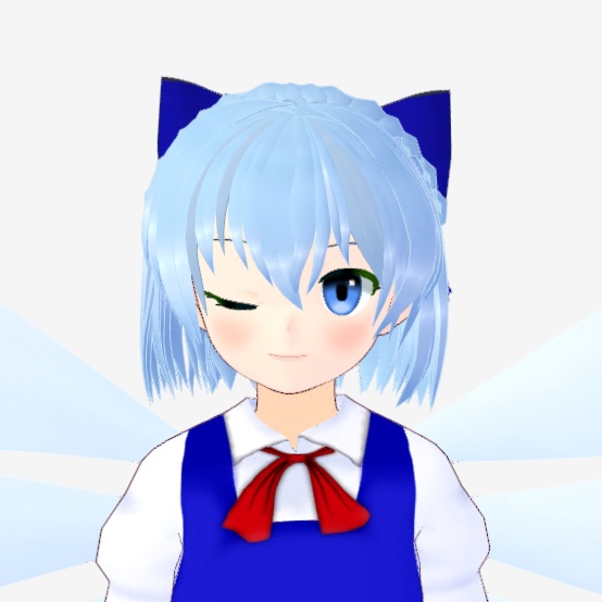 OSONO式 チルノ Cirno (.vrm)