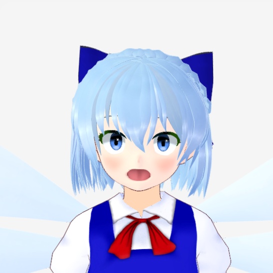 OSONO式 チルノ Cirno (.vrm) - osono - BOOTH