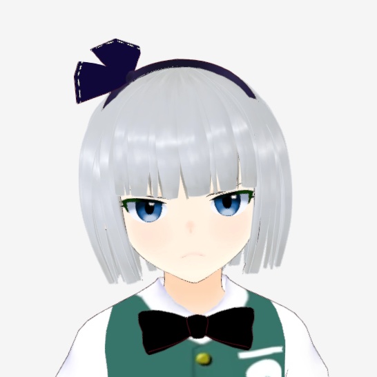 OSONO式 魂魄妖夢 Konpaku Youmu(.vrm/.blend)