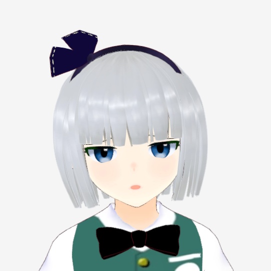 OSONO式 魂魄妖夢 Konpaku Youmu(.vrm/.blend)