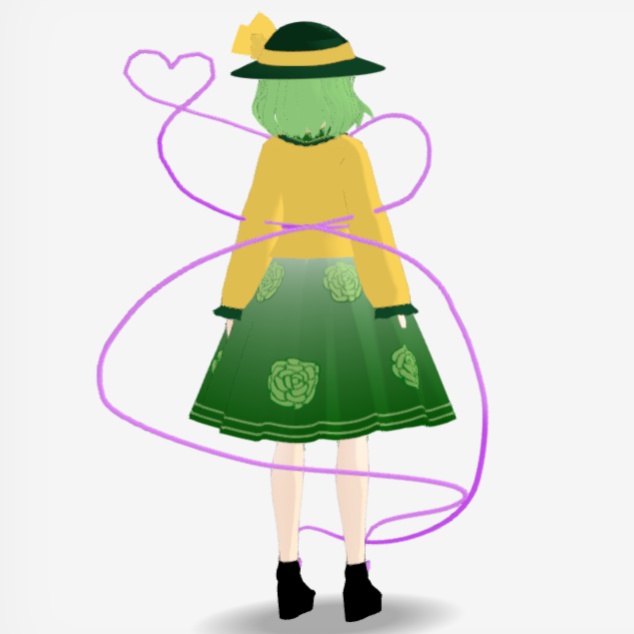 OSONO式 古明地こいし Komeiji Koishi (.vrm/.blend)