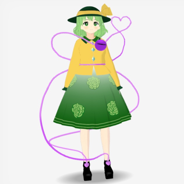 OSONO式 古明地こいし Komeiji Koishi (.vrm/.blend)