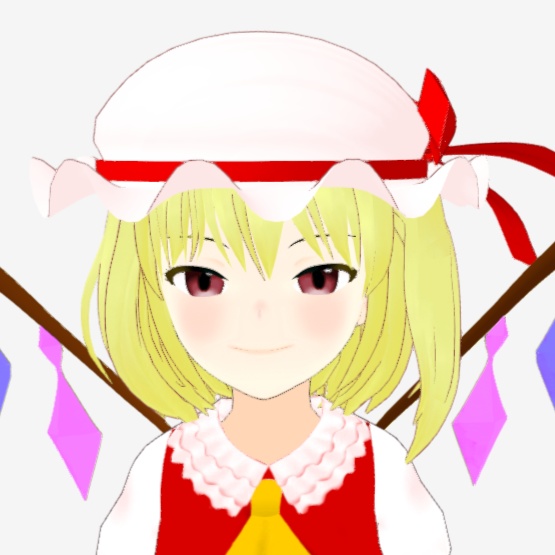 OSONO式 フランドール・スカーレット Flandre Scarlet(.vrm/.blend)