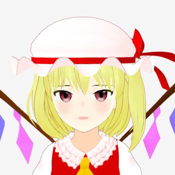 OSONO式 フランドール・スカーレット Flandre Scarlet(.vrm/.blend)
