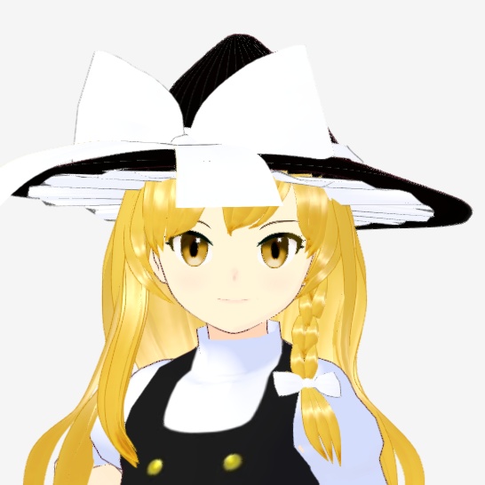 OSONO式 霧雨魔理沙 Kirisame Marisa (.vrm/.blend) 帽子(.vroid)