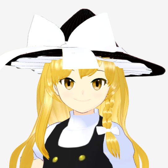OSONO式 霧雨魔理沙 Kirisame Marisa (.vrm/.blend) 帽子(.vroid)