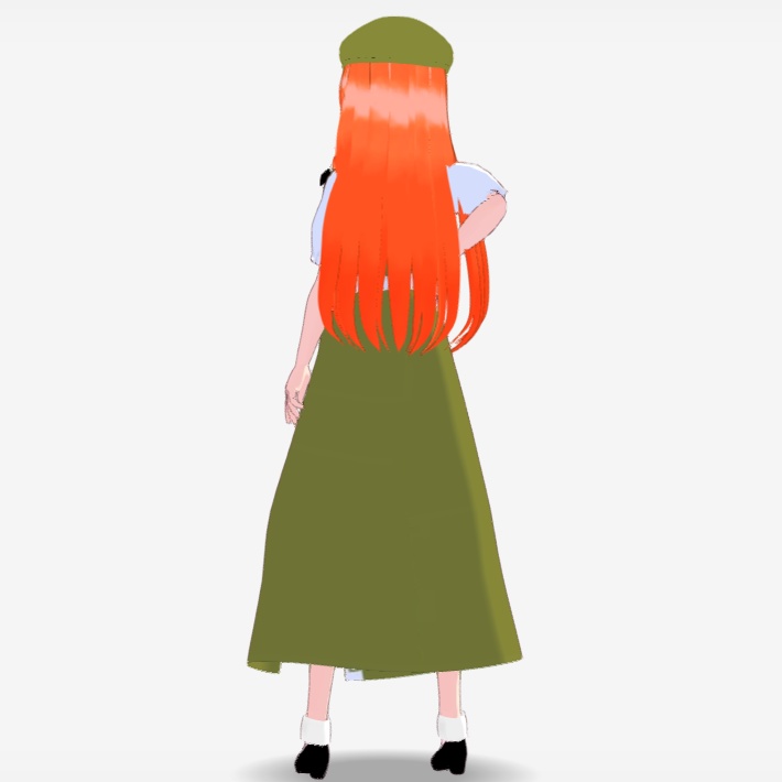 OSONO式 紅美鈴 Hong Meiling(.vrm/.blend)帽子(.vroid)