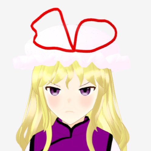 OSONO式 八雲紫 Yakumo Yukari (.vrm/.blend)