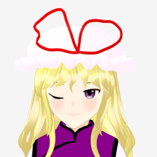 OSONO式 八雲紫 Yakumo Yukari (.vrm/.blend)