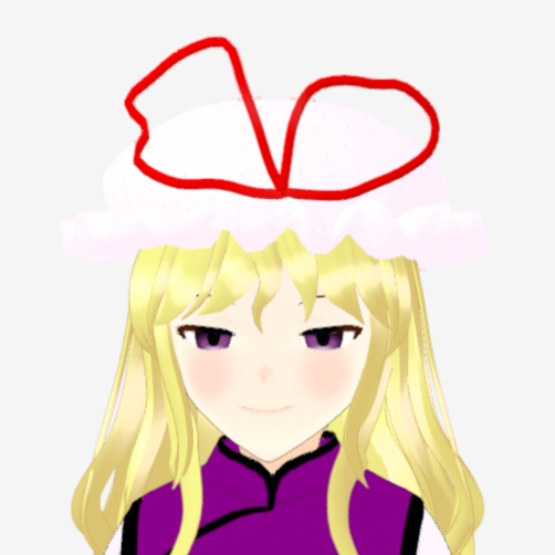 OSONO式 八雲紫 Yakumo Yukari (.vrm/.blend)