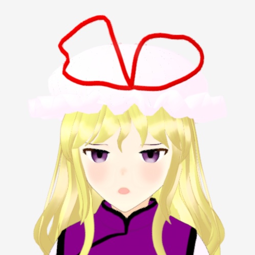 OSONO式 八雲紫 Yakumo Yukari (.vrm/.blend)