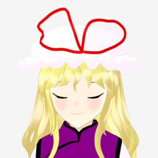 OSONO式 八雲紫 Yakumo Yukari (.vrm/.blend)