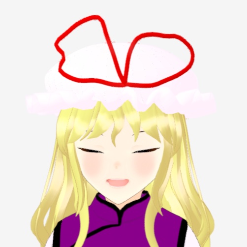 OSONO式 八雲紫 Yakumo Yukari (.vrm/.blend)